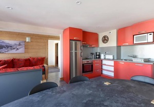 2nd floor, view mountain, tv, ski locker, 72m², Montchavin La Plagne