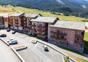 300m from resort center, 2nd floor, balcony, tv, ski locker, 27m², Val Cenis