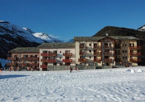 300m from resort center, Ground floor, view village, balcony, tv, ski locker, 27m², Val Cenis