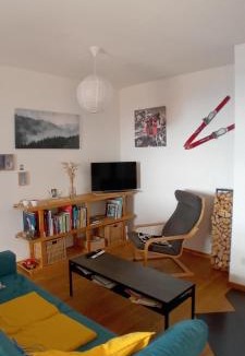 Leysin Apartment | Appartement CHENILLE charmant 2 pièces plein pied avec jardin et vue magnifique